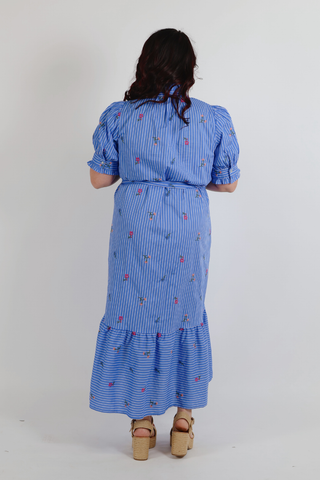 Bluebell Grace Floral Midi Dress