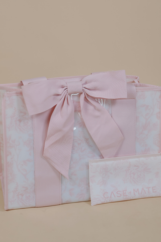 Case-Mate Afternoon Rosé Bow Jelly Tote Bag