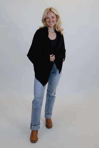 Cozy Chic Open Front Cardigan