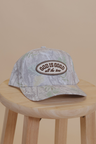 God Is Good Camo Baseball Cap