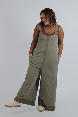 Sage Canyon Mineral Wash Boho Jumpsuit