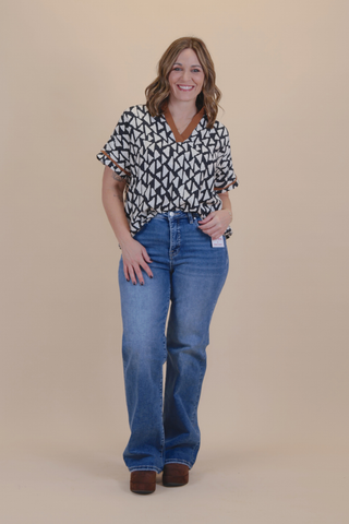 Rustic Geo Blouse