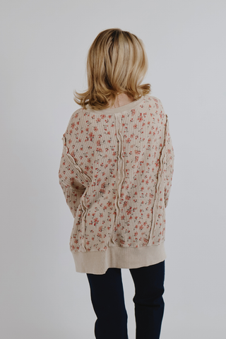 Petal Path Thermal Pullover