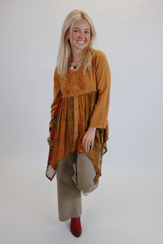 Falling Petals Blouse