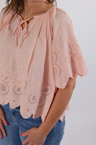 Petal Breeze Tie Top