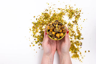 Poppy Dark Chocolate Pistachio Popcorn Gift Tin
