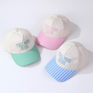 Y'all Need Jesus Striped Hat