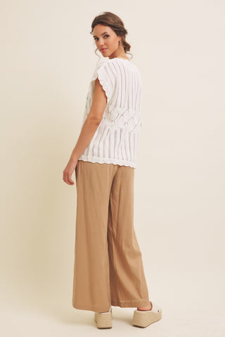 Seaside Breeze Scalloped Sweater