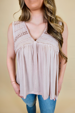 Feminine Flare Tank Top