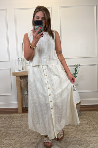 Emery Stripe Midi Set