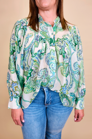 Paisley Couture Blouse
