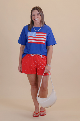 Sweet Land Lace Flag Tee