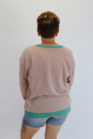 Blush Stitch Pullover