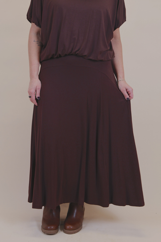 Graceful Drape Skirt Set