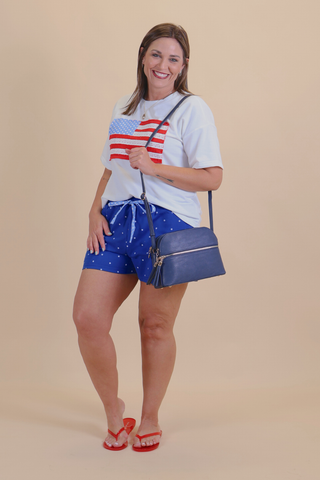 Sweet Land Lace Flag Tee