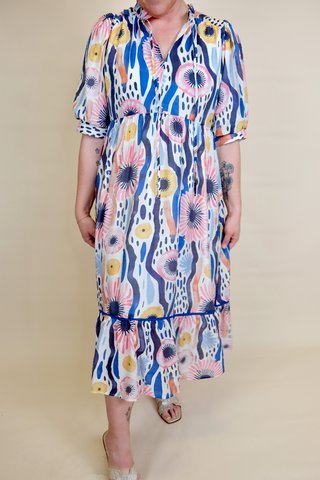 Nantucket Charm Midi Dress