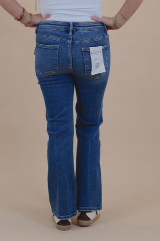 Hadley Tummy Control Ankle Flare Jeans