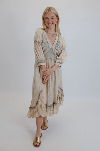 Whispers of Romance Midi Dress