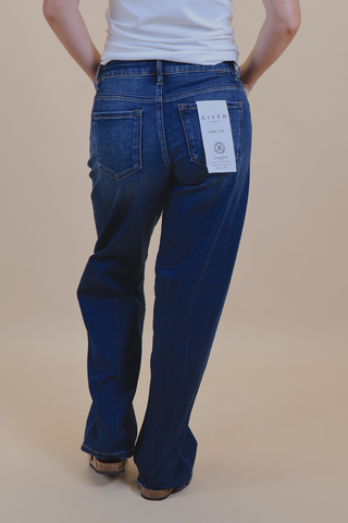 Brielle Mid Rise Wide Leg Jeans