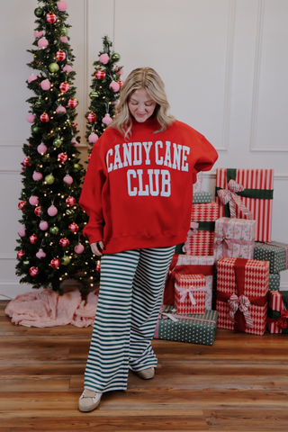 Candy Cane Club Pullover
