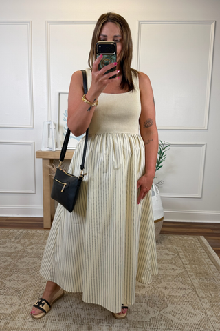 Neutral Charm Dress