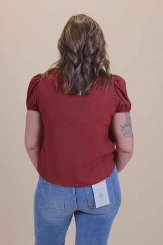Rust & Romance Blouse