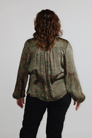 Willow Grace Satin Blouse
