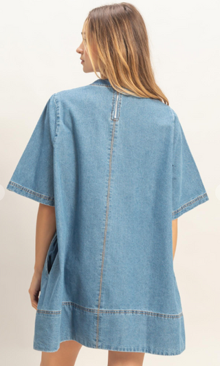Willow Creek Denim Shift Dress