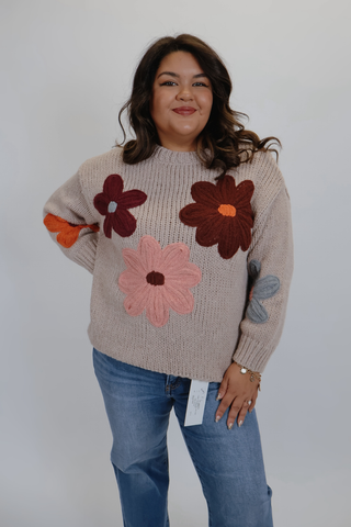 Blooms Knit Sweater