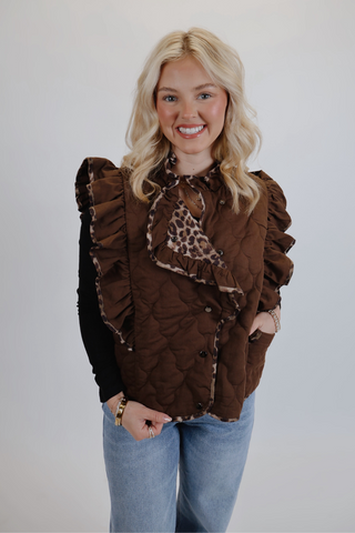 Java Jungle Quilted Vest