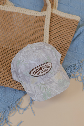 God Is Good Camo Baseball Cap