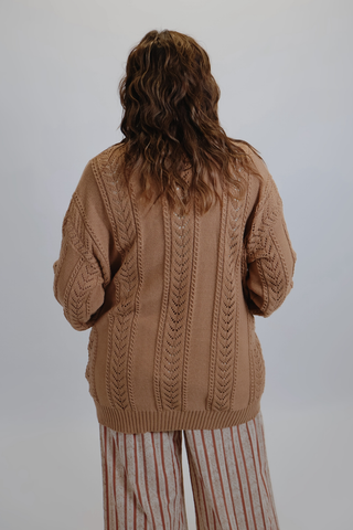Chevron Knit Cardigan