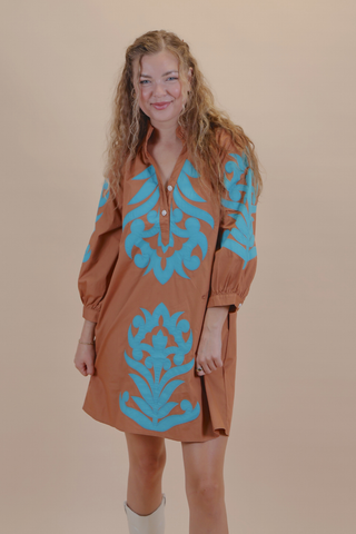 Terracotta Bloom Dress