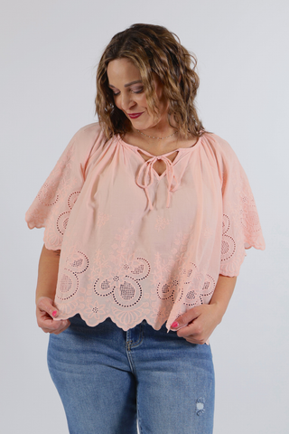 Petal Breeze Tie Top