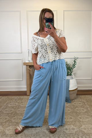 Willow Lace Button Cardigan