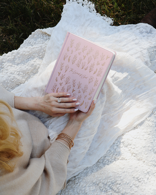 Lilac Wildflowers Journaling Bible