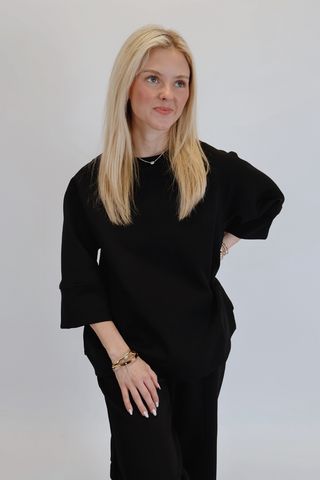 Midnight Luxe Scuba Knit Set