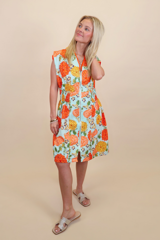 Spring Blooms Mini Dress