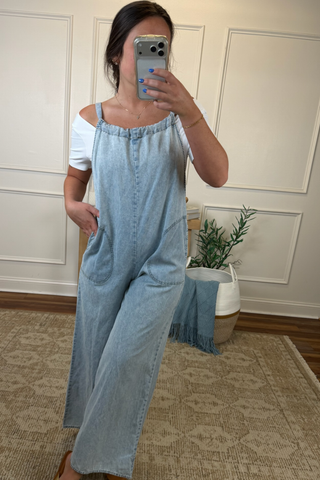 Callie Chambray Jumpsuit