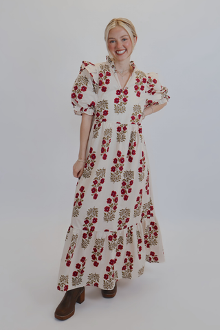 Garden Muse Midi Dress