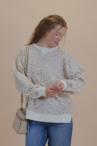 Canyon Leopard Pullover