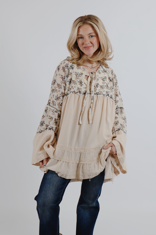 Wildflower Whispers Gauze Top
