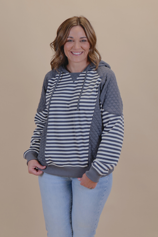 Shoreline Stripe Hoodie