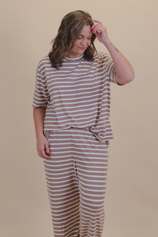 Casual Striped Set