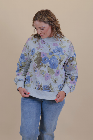 Floral Haven Pullover