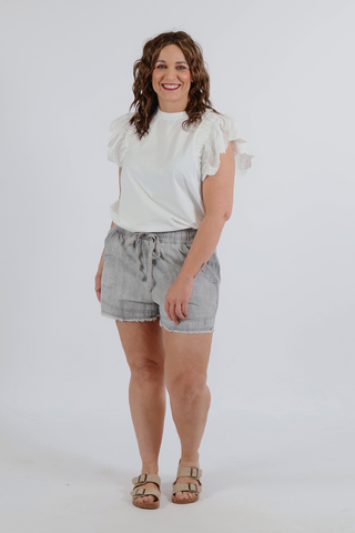 Haven Eyelet Wing Top