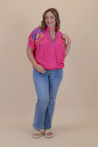 Fuchsia Fiesta Top