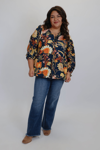 Moonlit Vine Blouse