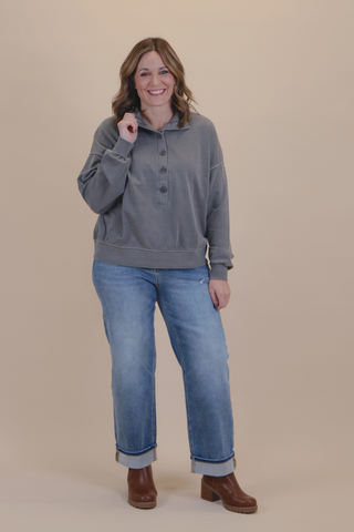 Marbury Henley Sweatshirt