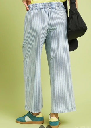 Harbor Lane Stripe Wide Leg Pants
